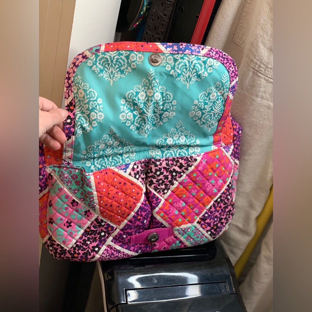 Vera Bradley Colorful Patchwork Shoulder Bag - image 6